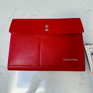 Organized Bag Vegan Leather Tech Travel Organizer